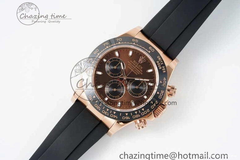 Best AAA Replica Sites Best Chocolate Strap 2274 Daytona QF Dial Edition 116515 SA 1:1 on Rubber Oysterflex Sophisticated 1218